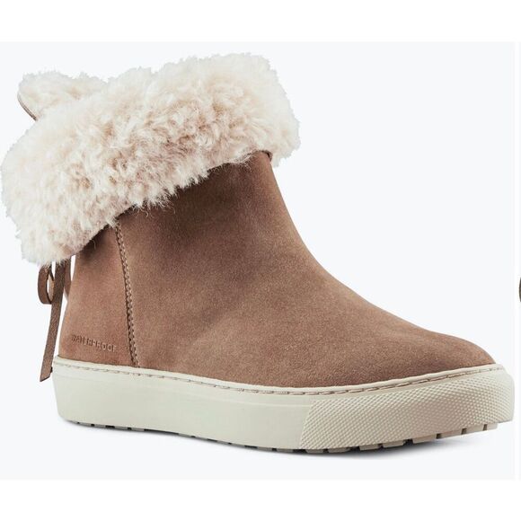 Cougar Waterproof Size 9 Tan Waterproof Slip On Suede Booties‎ NEW - Picture 1 of 13